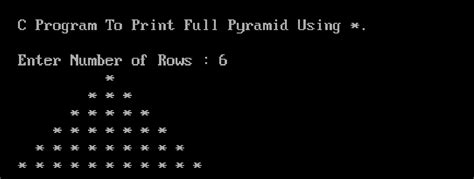 Full Pyramid C Program 的图像结果