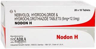 Nodon H 5/12.5 MG | Order Nodon H 5/12.5 MG Tablet Online at Truemeds
