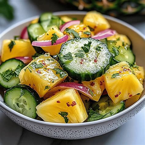 Ultimate Pineapple Cucumber Salad for a Delicious Summer