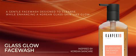 Kanpeki Glass Glow Korean Facewash – Gel Cleanser for Radiant Glass ...