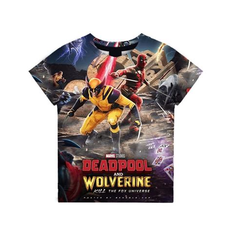 Superhero Deadpool & Wolverine T-shirts | Prestige Life