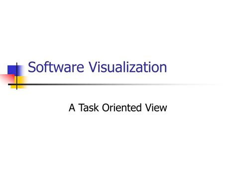 Creating Software Visualization 的图像结果