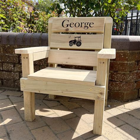 Personalised Children's Chair | Kids Garden Chair - Snobs Signs