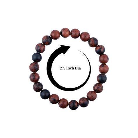 Giri - Obsidian Bead Bracelet | Obsidian Bracelet | Obsidian Stone ...