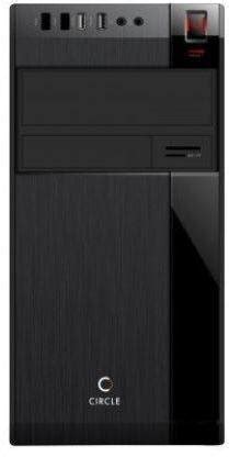 Circle Desktop Cabinet with SMPS (Black) GAMING CABINET Cabinet ...