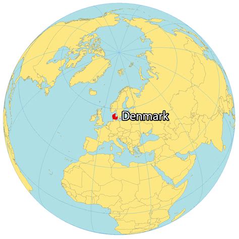 Map of Denmark - Cities and Roads - GIS Geography