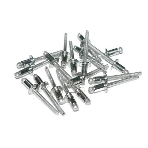 Nity zrywalne 3x6 A2 z łbem płaskim. 50 szt. Zakres zacisku: 1,5-3,5 mm ...