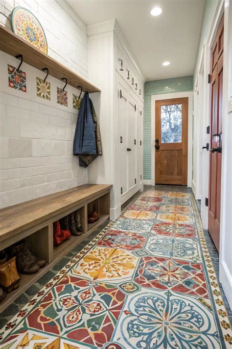 20+ Stylish Mudroom Floor Ideas You'll Love