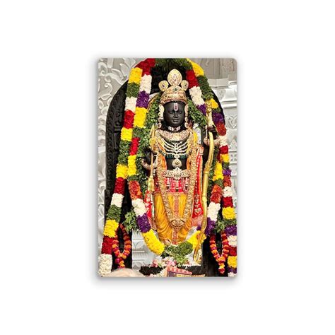 Buy EVERCAREGIFTS Bhagwan Shri Ram Fridge Magnet God Photo Magnet ...