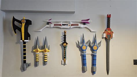 STL file Mighty Morphin Power Rangers Weapon/Morpher Bundle 🔫 (3MF ...