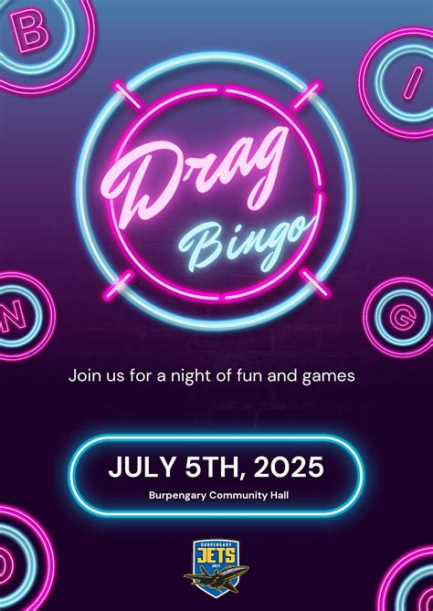 ?DRAG BINGO? , Burpengary Jets Rugby League Club, 5 July 2025 | AllEvents