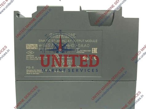 SIEMENS 6ES7 322-1HH01-0AA0 SIMATIC S7-300 RELAY OUTPUT MODULE ...