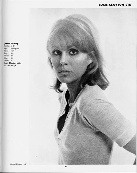 Joanna Lumley's Modeling Card, 1966 | Joanna lumley, Joanna lumley ...