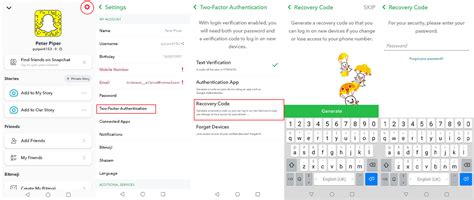 Snapchat Recovery Code 的图像结果