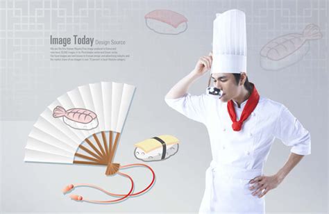 品尝味道的男厨师PSD素材 - 爱图网设计图片素材下载