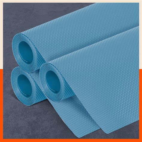 Vega Multipurpose Diamond Texture Shelf Liner | Blue (45cm X 150 cm 38 ...