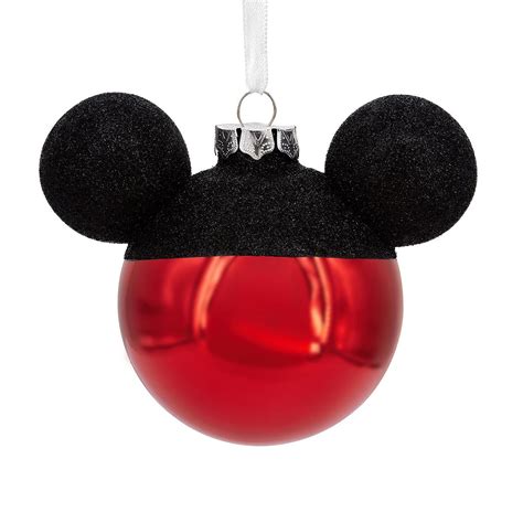 Mickey Mouse Icon Blown Glass Ornament