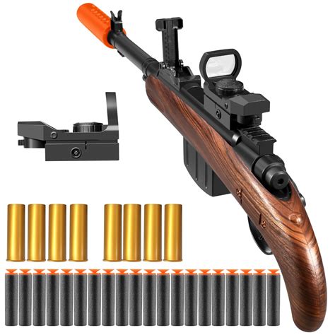 Sniper Rifle With Scope Soft Bullet Toy Gun Realistic Barrel ...