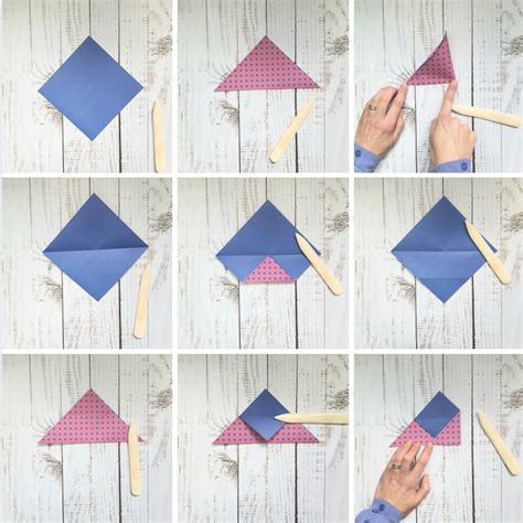Easy Origami Envelope Tutorial – step by step with pictures – The Craft ...