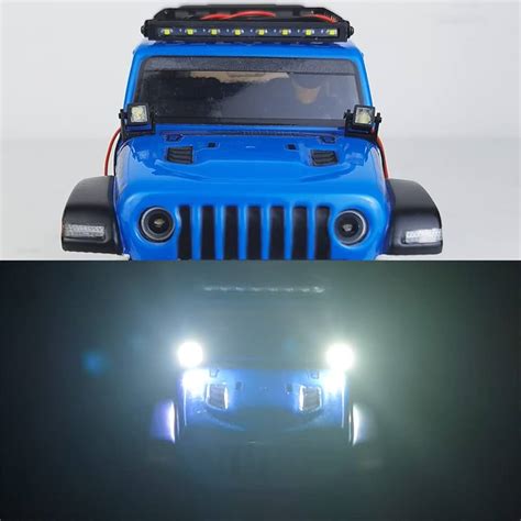 Bronco RC Car Parts 1/24 Scale RC Taillight LED Lights - Red Rear ...