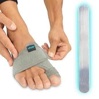 Vive Bunion Brace (Pair) - Big Toe Corrector Straightener with Splint ...