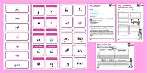 * NEW * Assessment Pack - Level 3