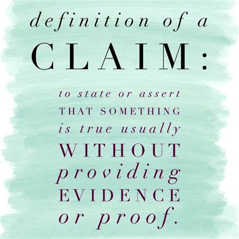 Image result for Claim Examples
