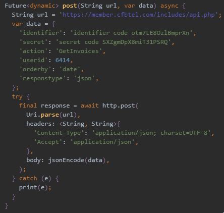 Post API URL-encoded Flutter 的图像结果