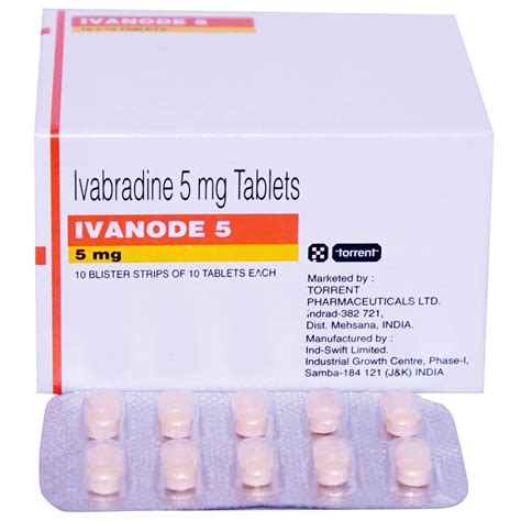 Ivabrad 5 Tablet 10's Price, Uses, Side Effects, Composition - Apollo ...