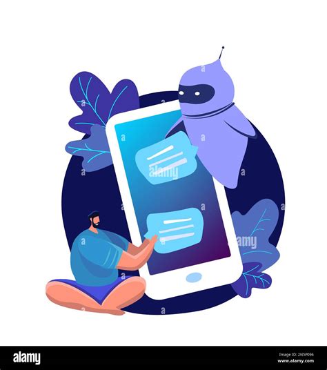 Chatbot communication online icon hi-res stock photography and images - Alamy