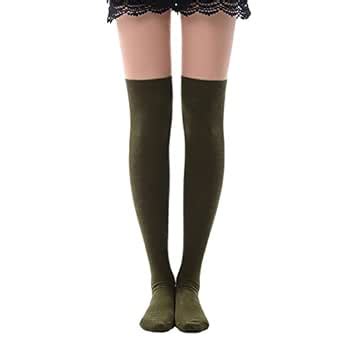 Buy MK MEIKAN Thin Knee High Socks, Womens Crochet Thigh High Boot Gift ...