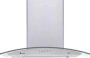 Pure Flames Viva 60 Wall Mounted silver 1100 CMH Chimney Price in India ...