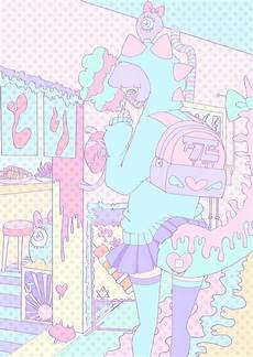 Aesthetic Pastel Home Screen Kawaii Wallpaper by Aesthetic Anime Style Doodle Kawaii Pastel Wallpaper Aesthetic Pastel Home Screen Kawaii Wallpaper