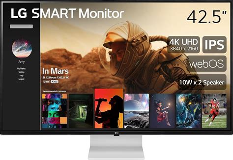 LG Smart Monitor 43SQ700S -43-Inch 4K UHD3840x2160 India | Ubuy