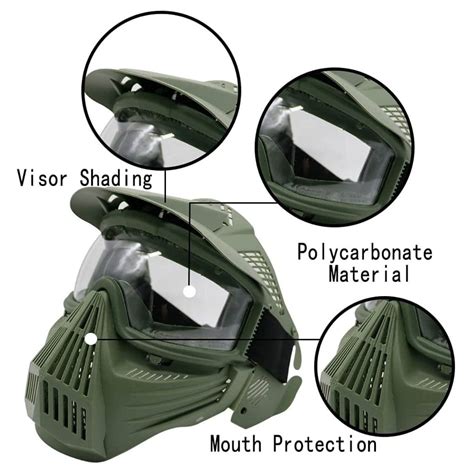 Armor Tactical Game Mask - 44MA07 - Archery Equipment ...