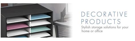 Fellowes Bankers Box Decorative Eight Compartment Literature Sorter ...