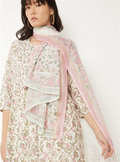 Buy Women Floral Print A-line Kurta Set Online at just Rs. 999.0 ...