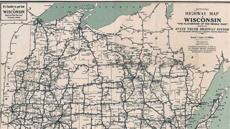 Wisconsin Highway Map