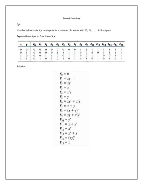 Image result for Logic Design Example Problem
