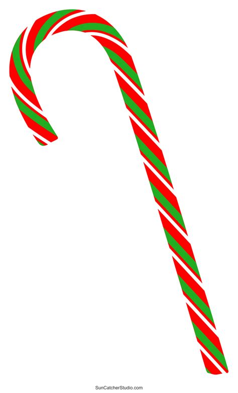 Candy Cane Stencil Printable