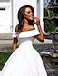 Formal Wedding Dresses Ball Gown Off Shoulder Cap Sleeve Chapel Train ...