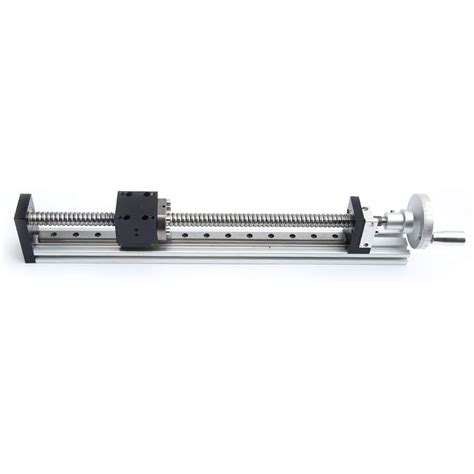 Buy Sliding Table with Handwheel, Manual Linear Rail Guide Slide Stage ...
