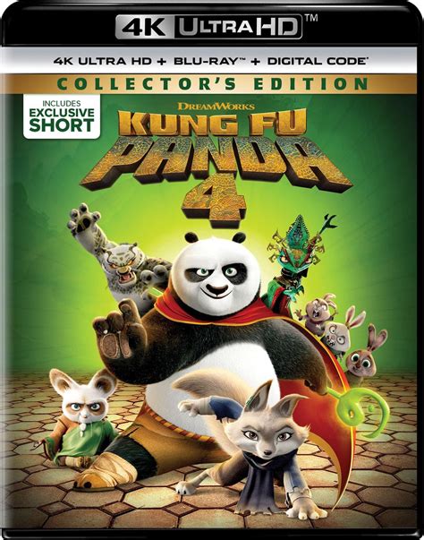 Kung Fu Panda 4 (4K Ultra HD + Blu-ray + Digital) [4K UHD] : Jack Black ...