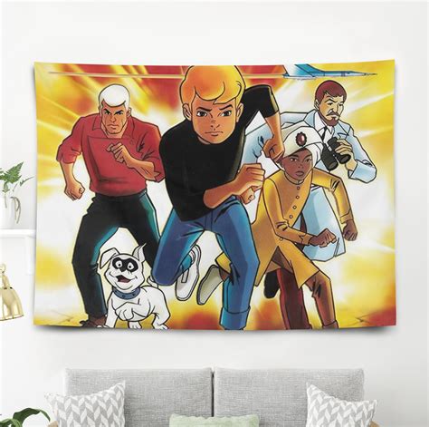 jonny quest Tapestry Gift Wall Hanging Backdrop for Room Bedroom Girls ...