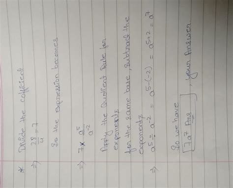 Simplify the expression using laws of exponents in NOTEBOOK onlyWill ...