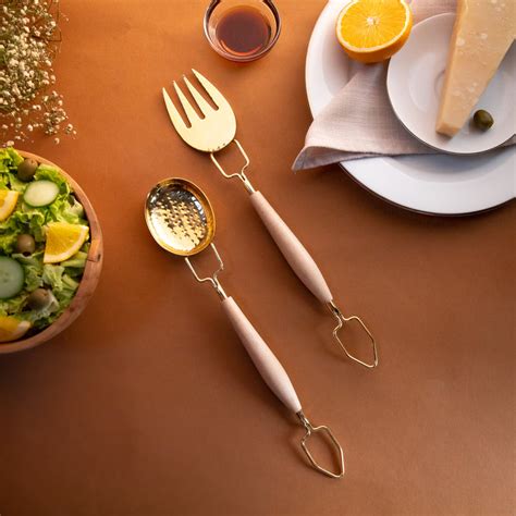 Briar Wooden Salad Serving Set of 2