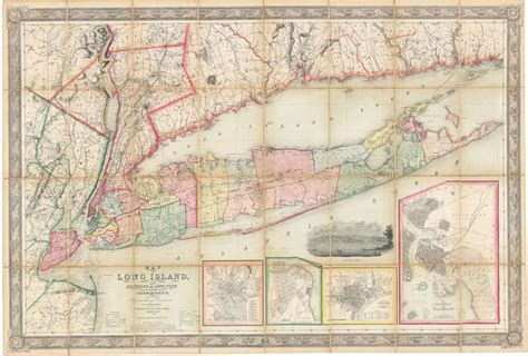 Long Island County Map
