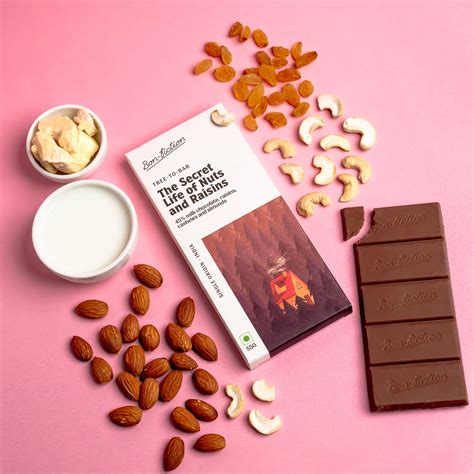 The Secret Life of Nuts and Raisins - 45% Milk Fruit & Nut Chocolate ...