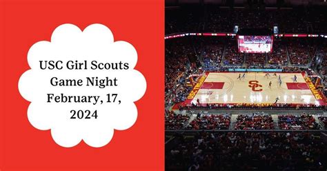 USC Girl Scouts Game Night, Galen Center, Los Angeles, February 17 2024 ...
