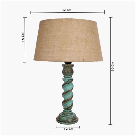 Buy HOMESAKE Wooden Set of 2 Table Lamps from Homesake at just INR 8000.0